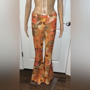 Life Clothing Flower Flare Pull on Pants
